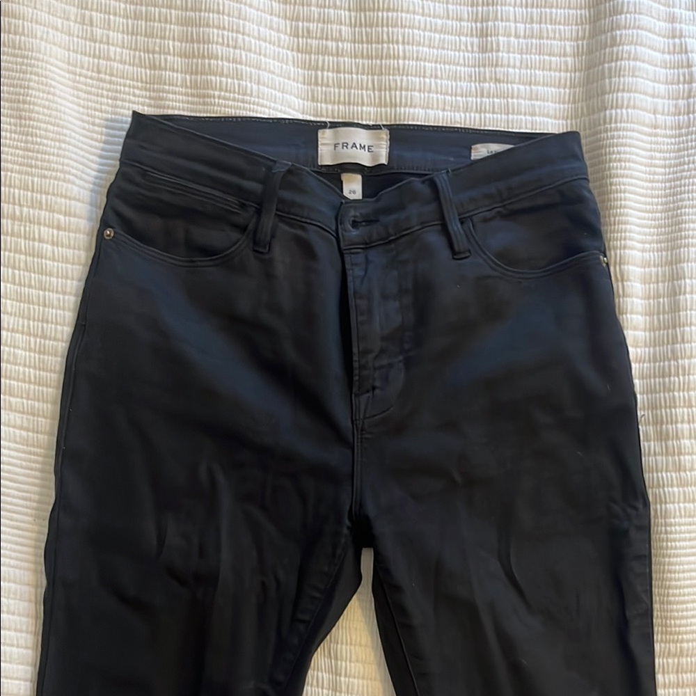 Frame Black Skinny Jeans
